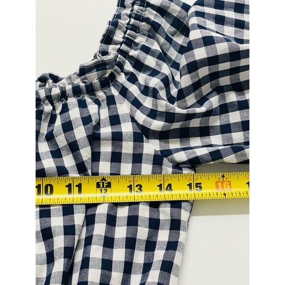 Lovers‎ + Friends Get Lost Gingham Off Shoulder Mini Picnic Dress Womens Medium - Picture 13 of 16